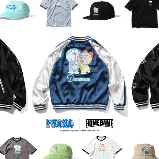 HOMEGAMEによるドラえもんアパレルコレクション10月31日（金）発売開始！