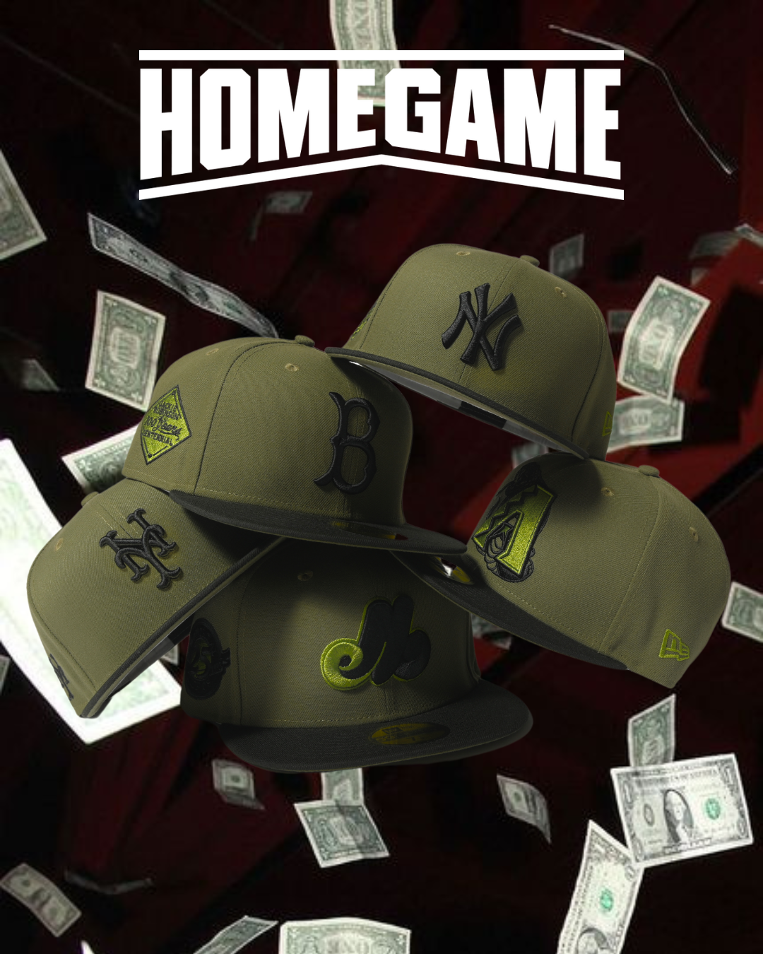 HOMEGAMEカスタムのMONEY GREEN PACKが店頭にて先行入荷！