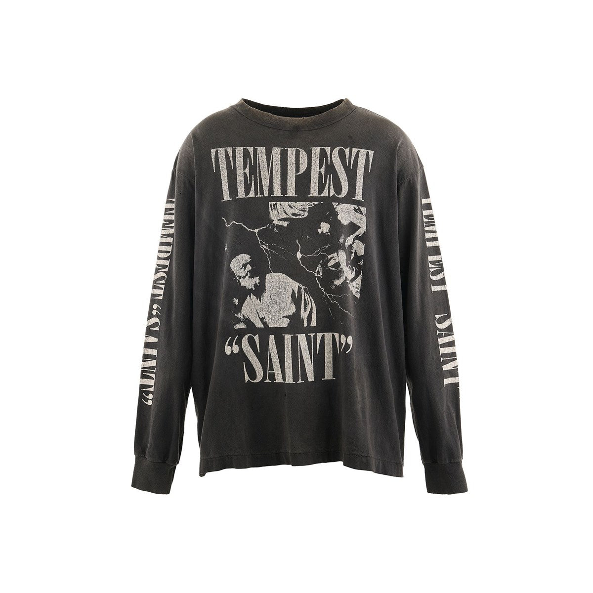 SAINT Mxxxxxx - LS TEE/TEMPEST BLACK【SM-YS1-0000-011】