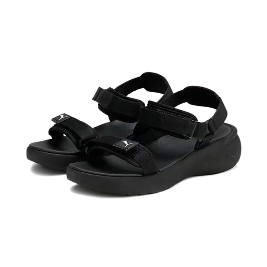 PUMA Women's VOLA Sporty Sandals BLACK [384132-11] 