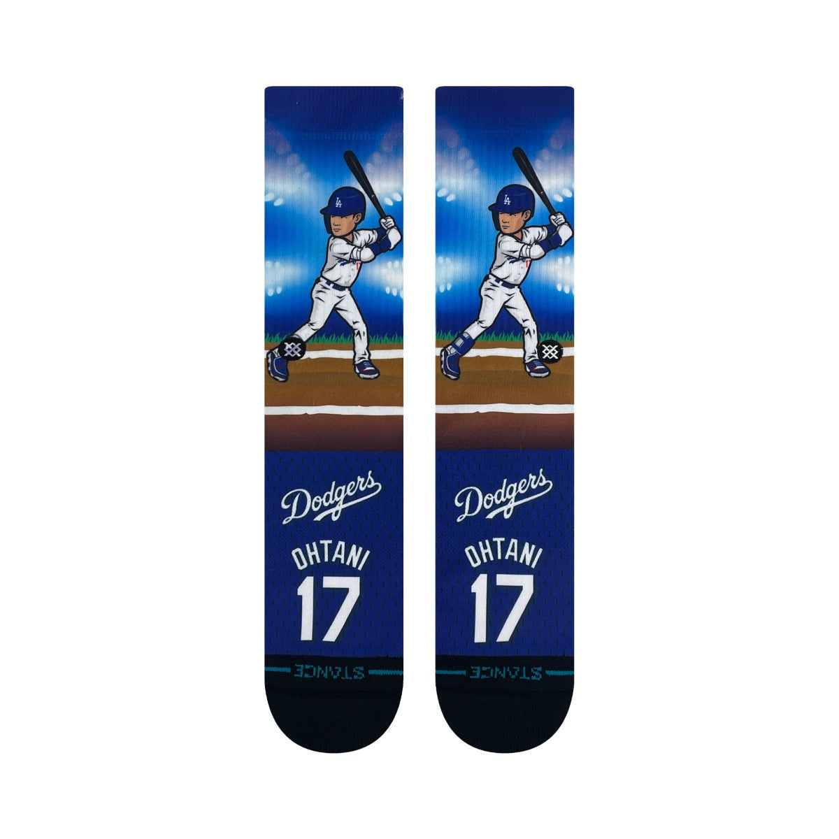 STANCE - SHO TIME 2 SOCKS #BLU【A556A24SH2】