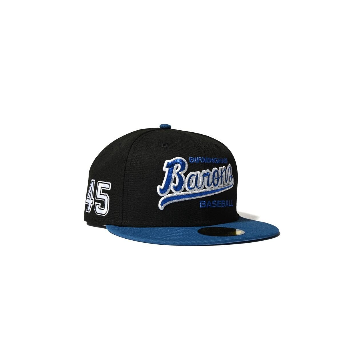 NEW ERA Birmingham Barons - 59FIFTY CO 45 BLACK/BLUE【70895687】