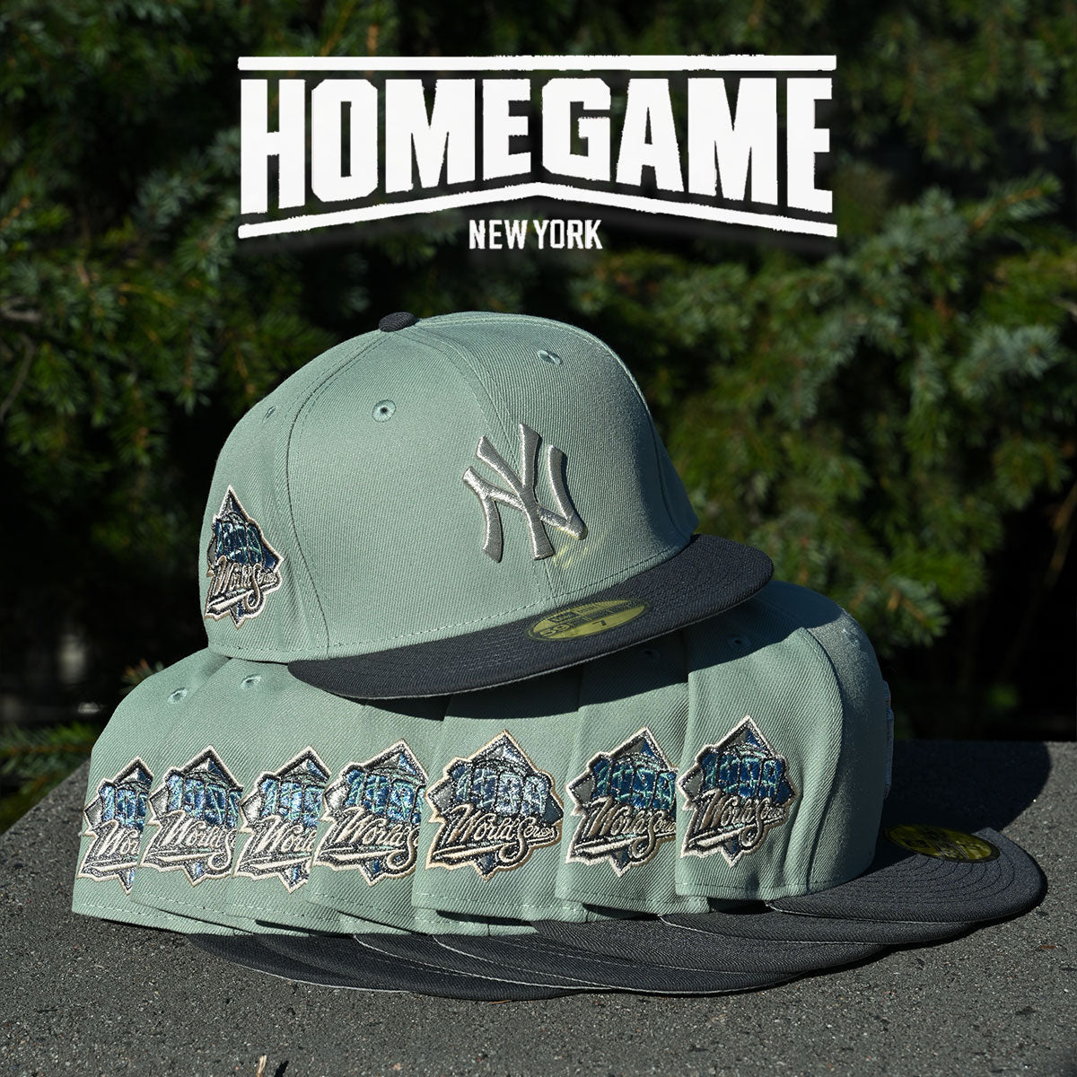 NEW ERA New York Yankees - 59Fifty 1999 World Series Everest Green/Dark Graphite