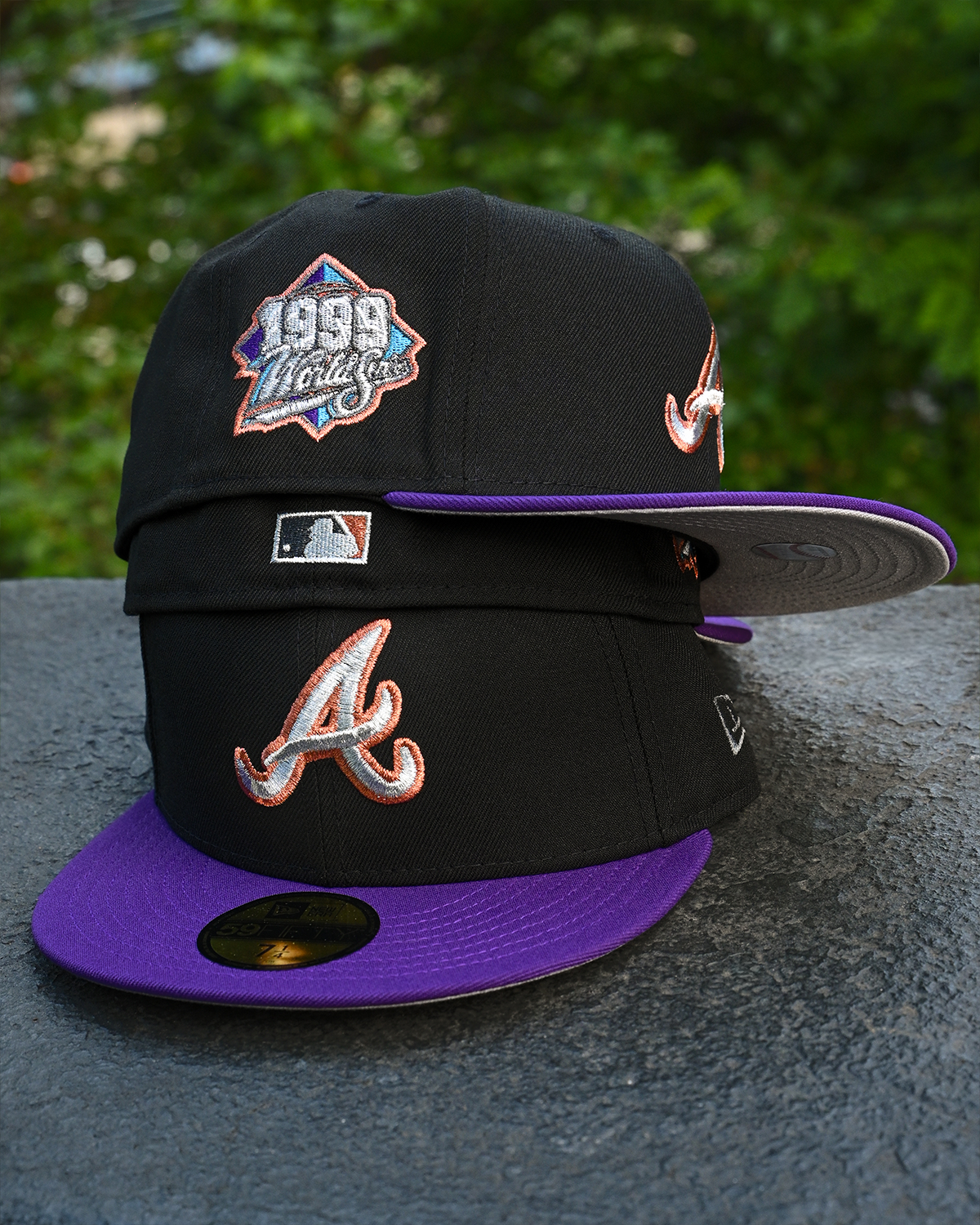 NEW ERA - Atlanta Braves NYCO 59FIFTY World Series 1999 Black/Purple