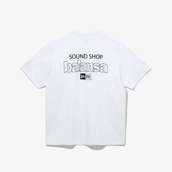 NEW ERA × SOUND SHOP balansa - AP BALANSA SHORT SLEEVE TEE WHITE [13822796]