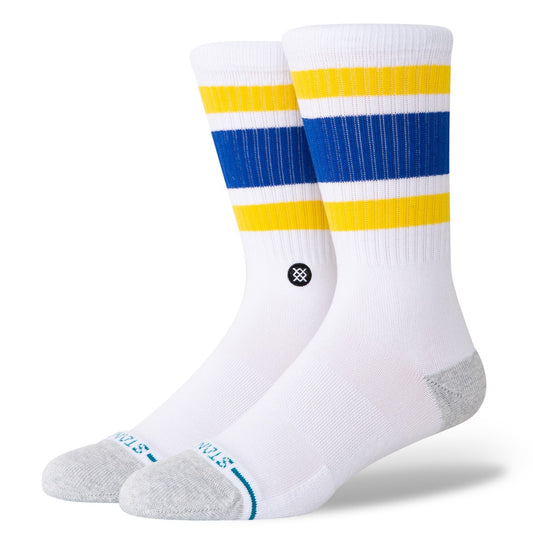 STANCE - TUBE GSW SOCKS #WHT【A555C24TWA】