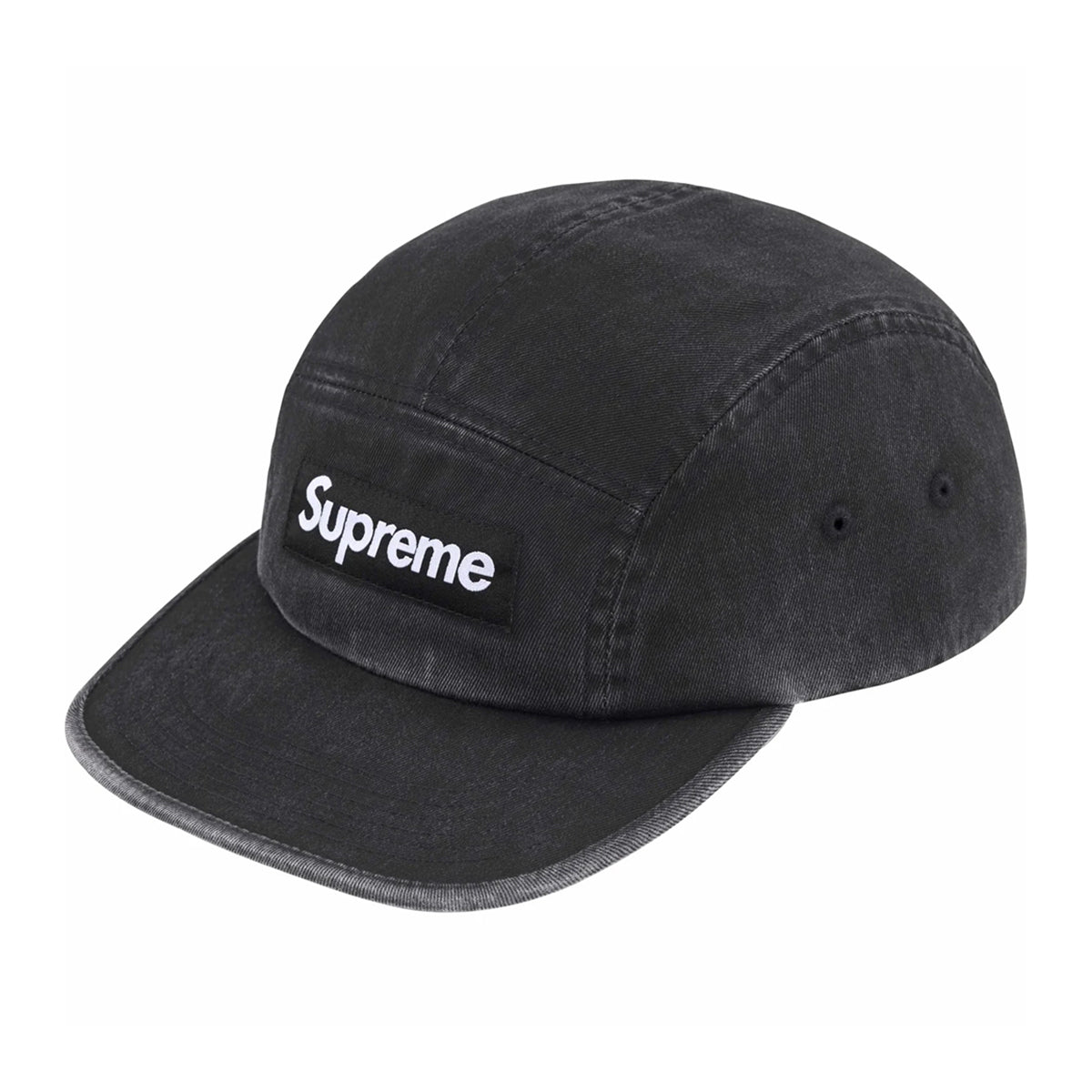 Supreme シュプリーム WASHED CHINO TWILL CAMP CAP BLACK