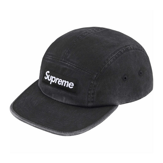 Supreme シュプリーム WASHED CHINO TWILL CAMP CAP BLACK