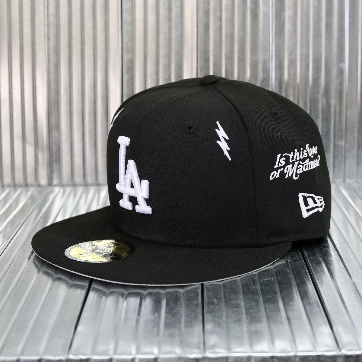 New Era × Diet Starts Monday - 59FIFTY Los Angeles Dodgers WS 2024 Lightning Bolts 29348 Black【60770368】