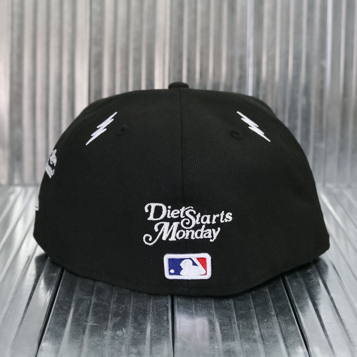 New Era × Diet Starts Monday - 59FIFTY Los Angeles Dodgers WS 2024 Lightning Bolts 29348 Black【60770368】