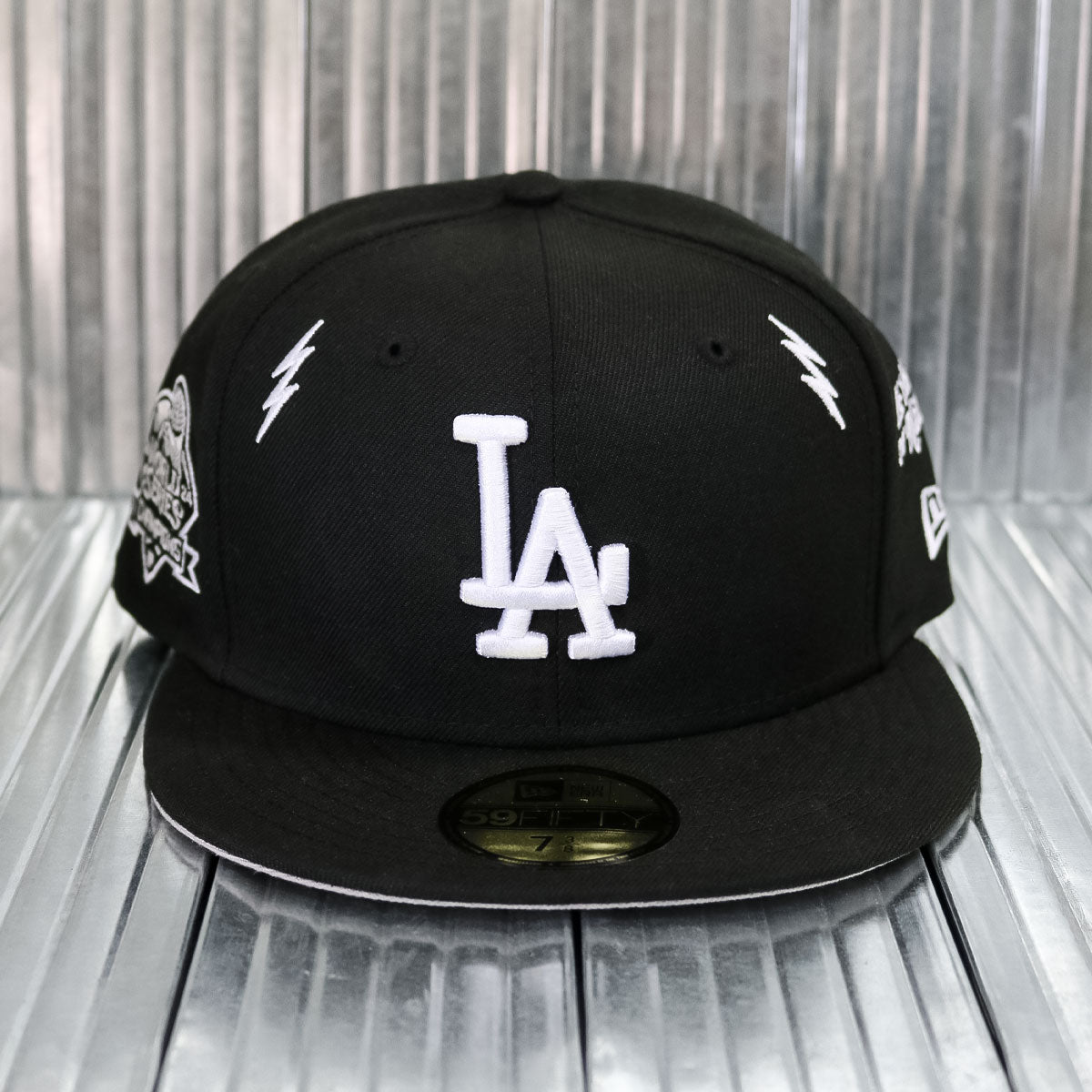 New Era × Diet Starts Monday - 59FIFTY Los Angeles Dodgers WS 2024 Lightning Bolts 29348 Black【60770368】