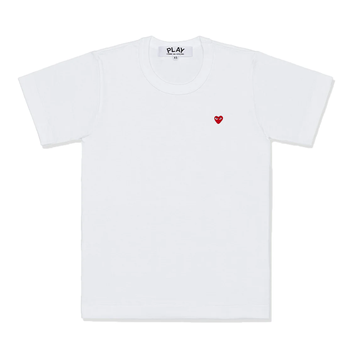 PLAY CDG ‐ MINI HERAT TEE WHITE/RED 【AX-T304-051】