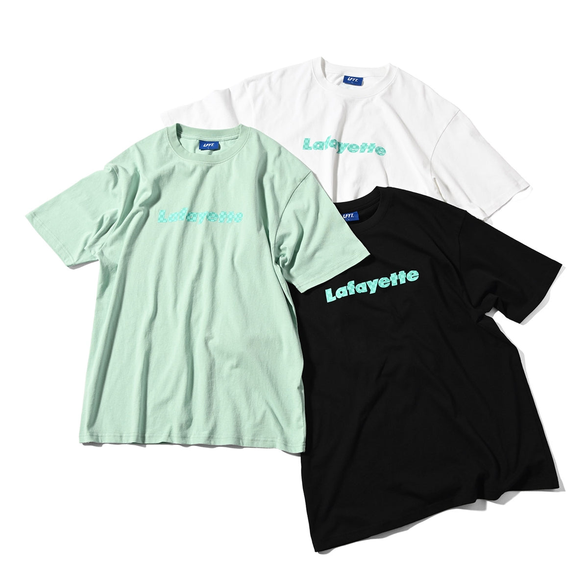 LFYT - Lafayette EMBOSS CHECKER LOGO TEE【LS250110】