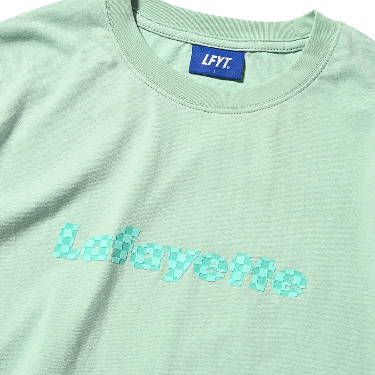 LFYT - Lafayette EMBOSS CHECKER LOGO TEE【LS250110】