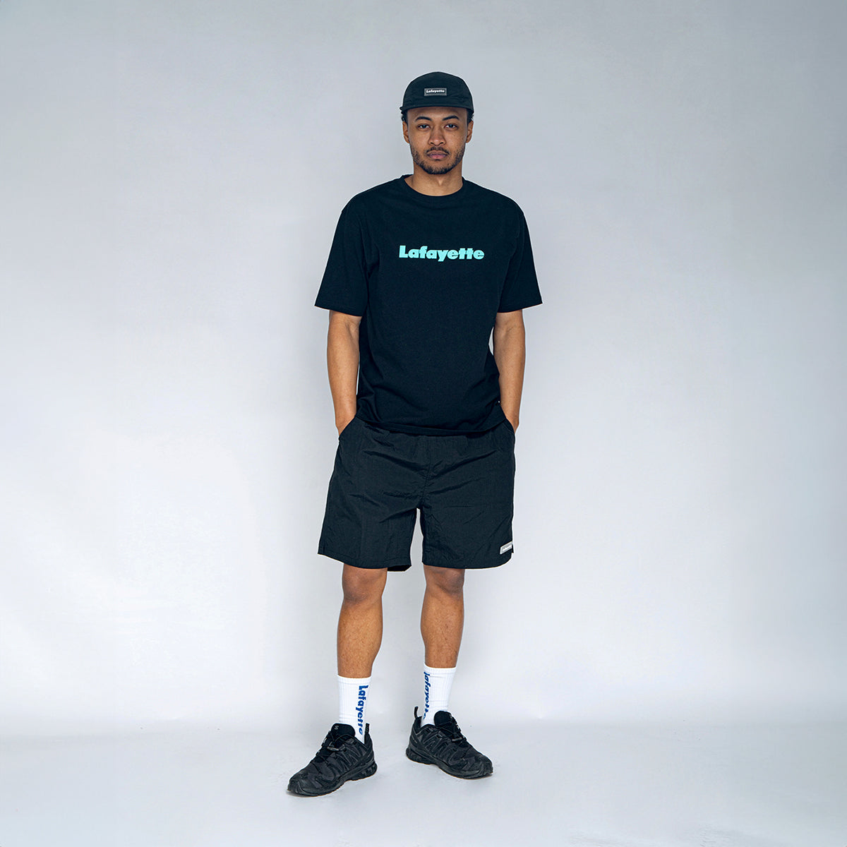 LFYT - Lafayette EMBOSS CHECKER LOGO TEE【LS250110】