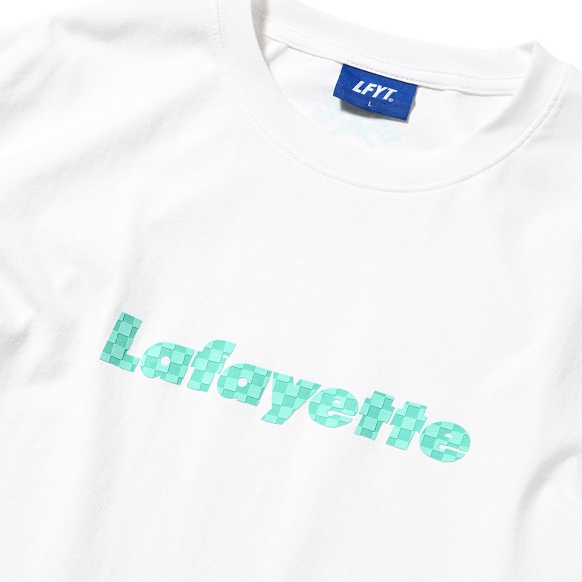 LFYT - Lafayette EMBOSS CHECKER LOGO TEE【LS250110】