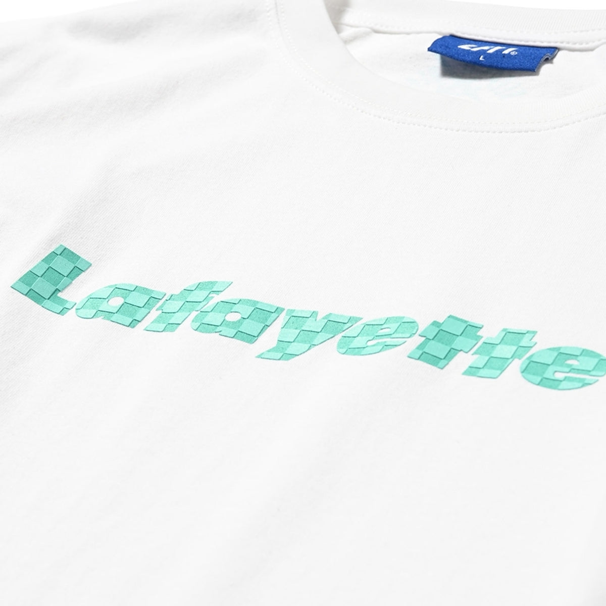 LFYT - Lafayette EMBOSS CHECKER LOGO TEE【LS250110】