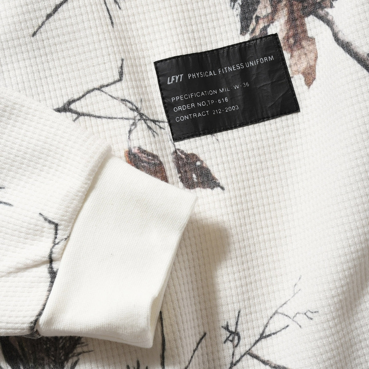 LFYT - WAFFLE THERMAL L/S TEE【LA250104】