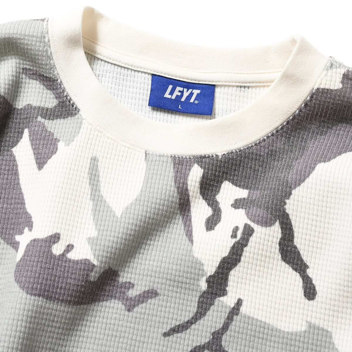 LFYT - WAFFLE THERMAL L/S TEE【LA250104】
