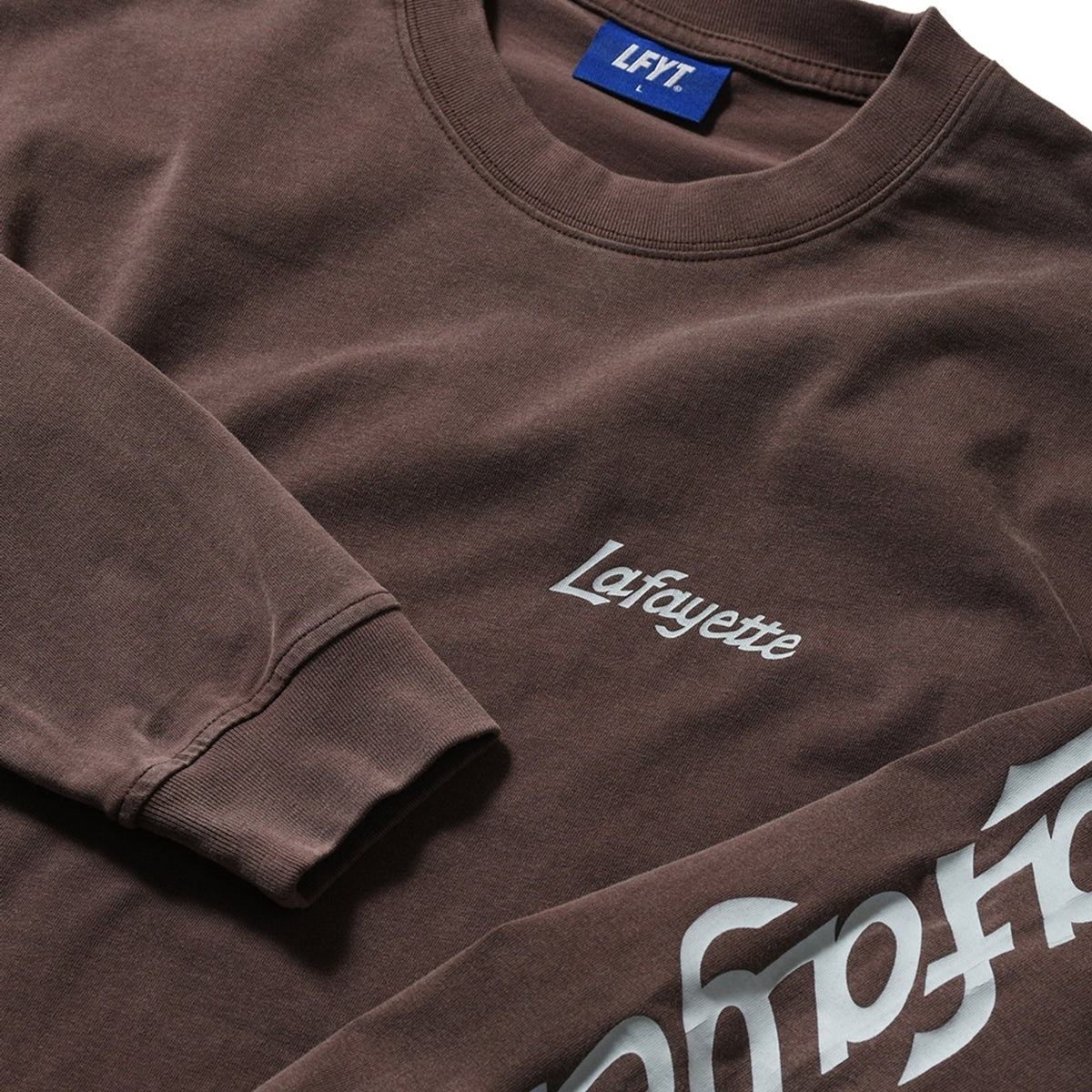 LFYT - SLEEVE LOGO WASHED L/S TEE LA250107