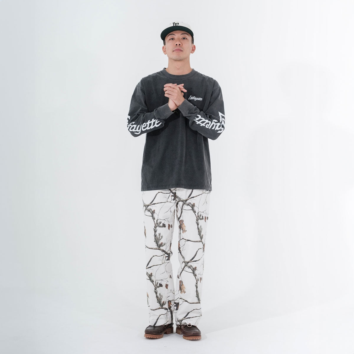 LFYT - SLEEVE LOGO WASHED L/S TEE LA250107