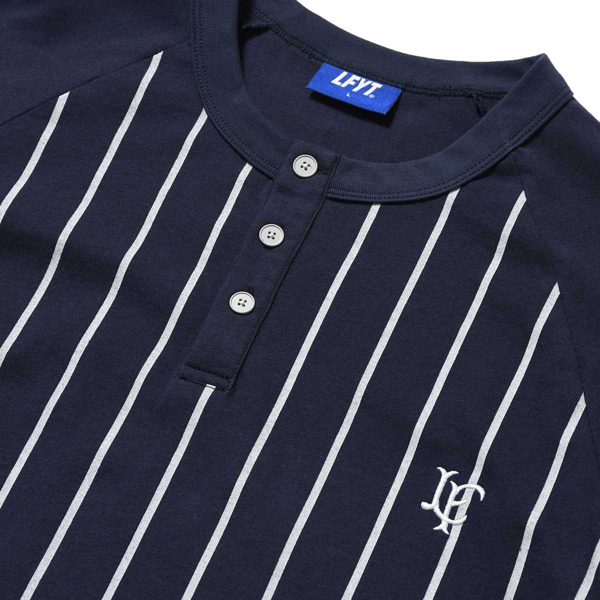 LFYT - PINSTRIPE RAGLAN SLEEVE TEE 【LS260102】