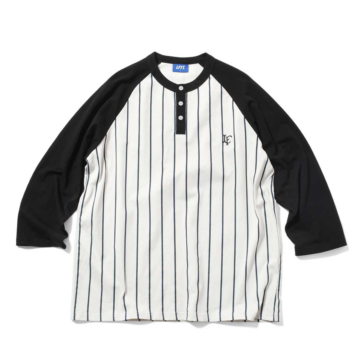 LFYT - PINSTRIPE RAGLAN SLEEVE TEE 【LS260102】
