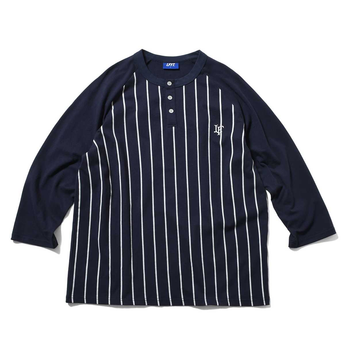 LFYT - PINSTRIPE RAGLAN SLEEVE TEE 【LS260102】