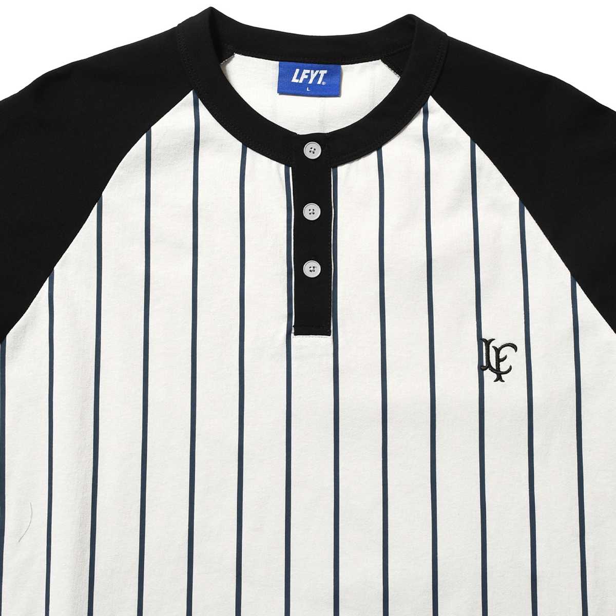 LFYT - PINSTRIPE RAGLAN SLEEVE TEE 【LS260102】