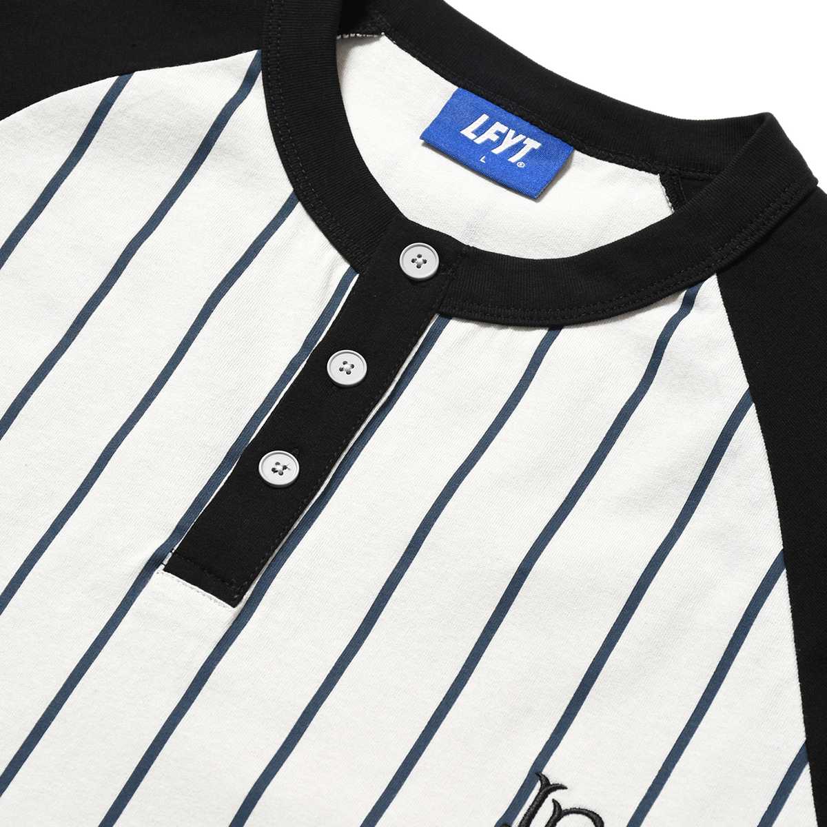LFYT - PINSTRIPE RAGLAN SLEEVE TEE 【LS260102】
