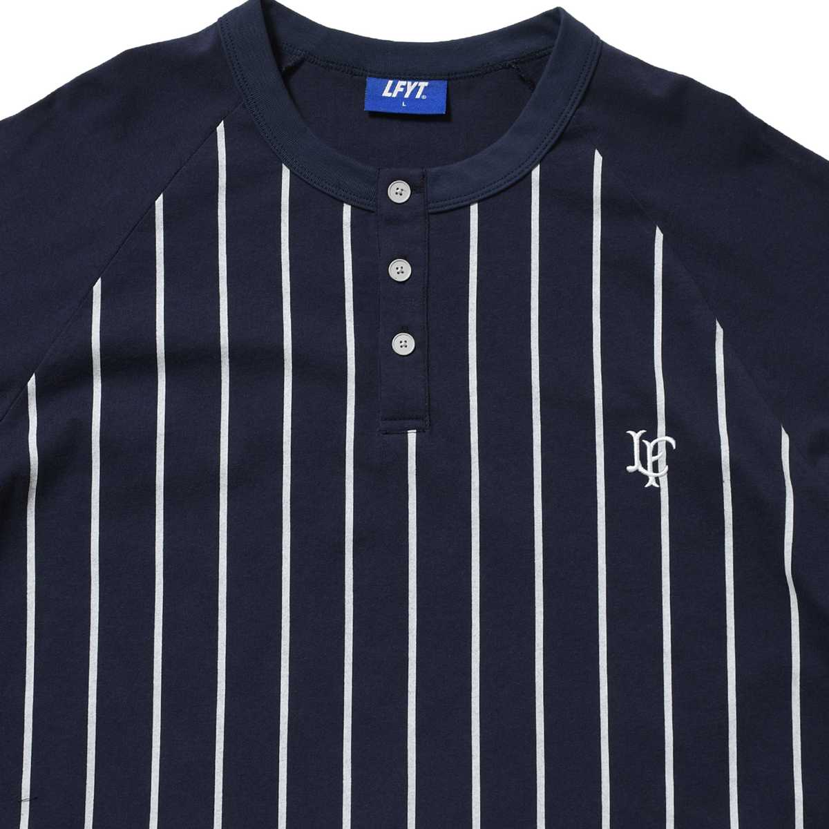 LFYT - PINSTRIPE RAGLAN SLEEVE TEE 【LS260102】