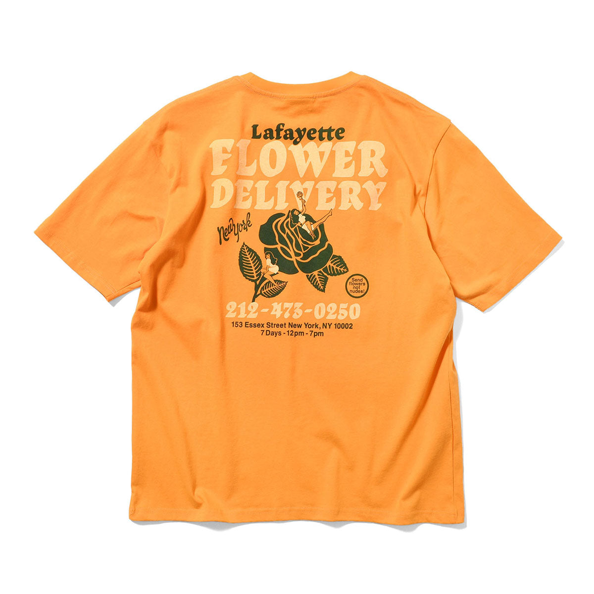 LS260114 FLOWER DELIVERY TEE – HOMEGAME TOKYO