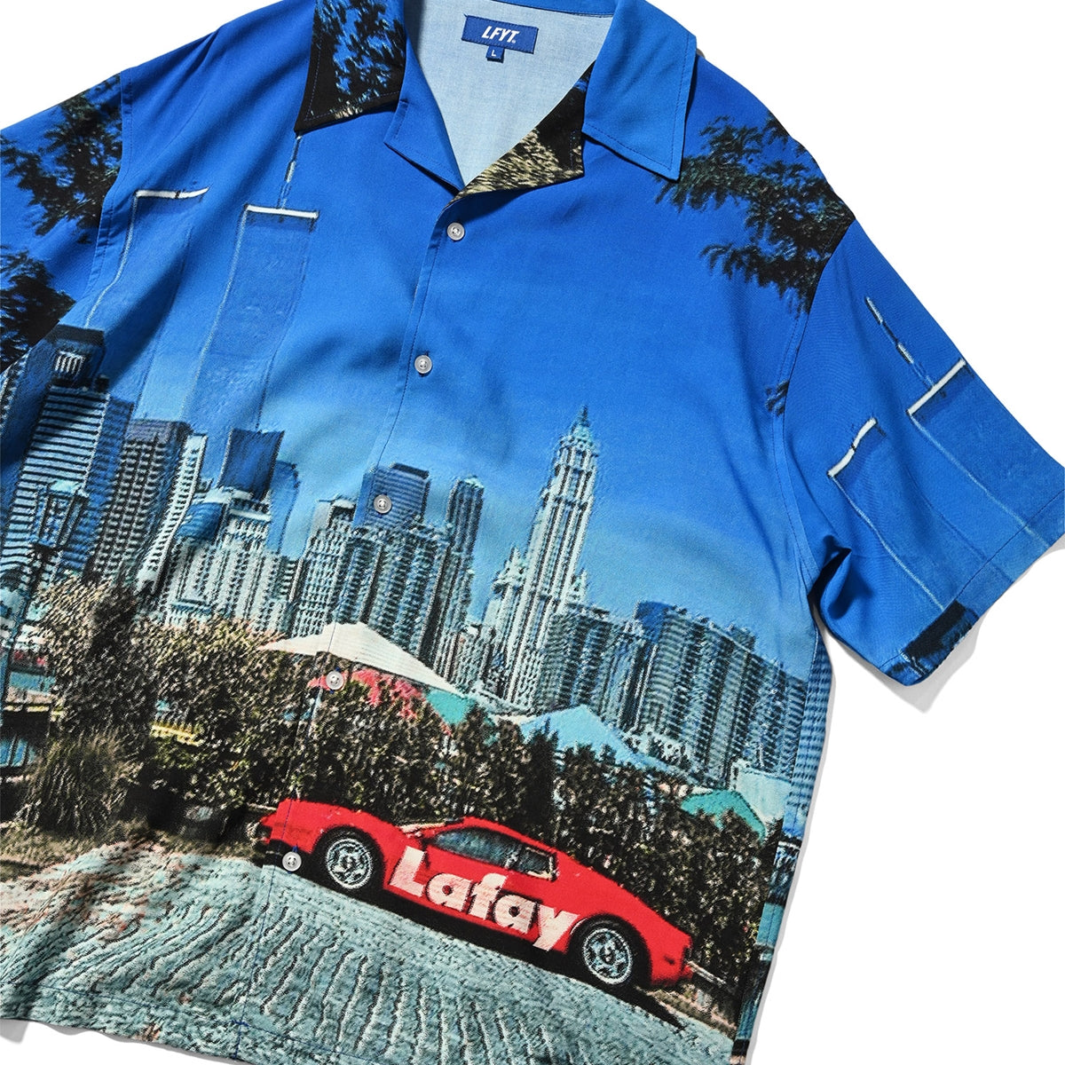 LFYT - CITYSCAPE ALLOVER PATTERN SHIRT【LS250204】