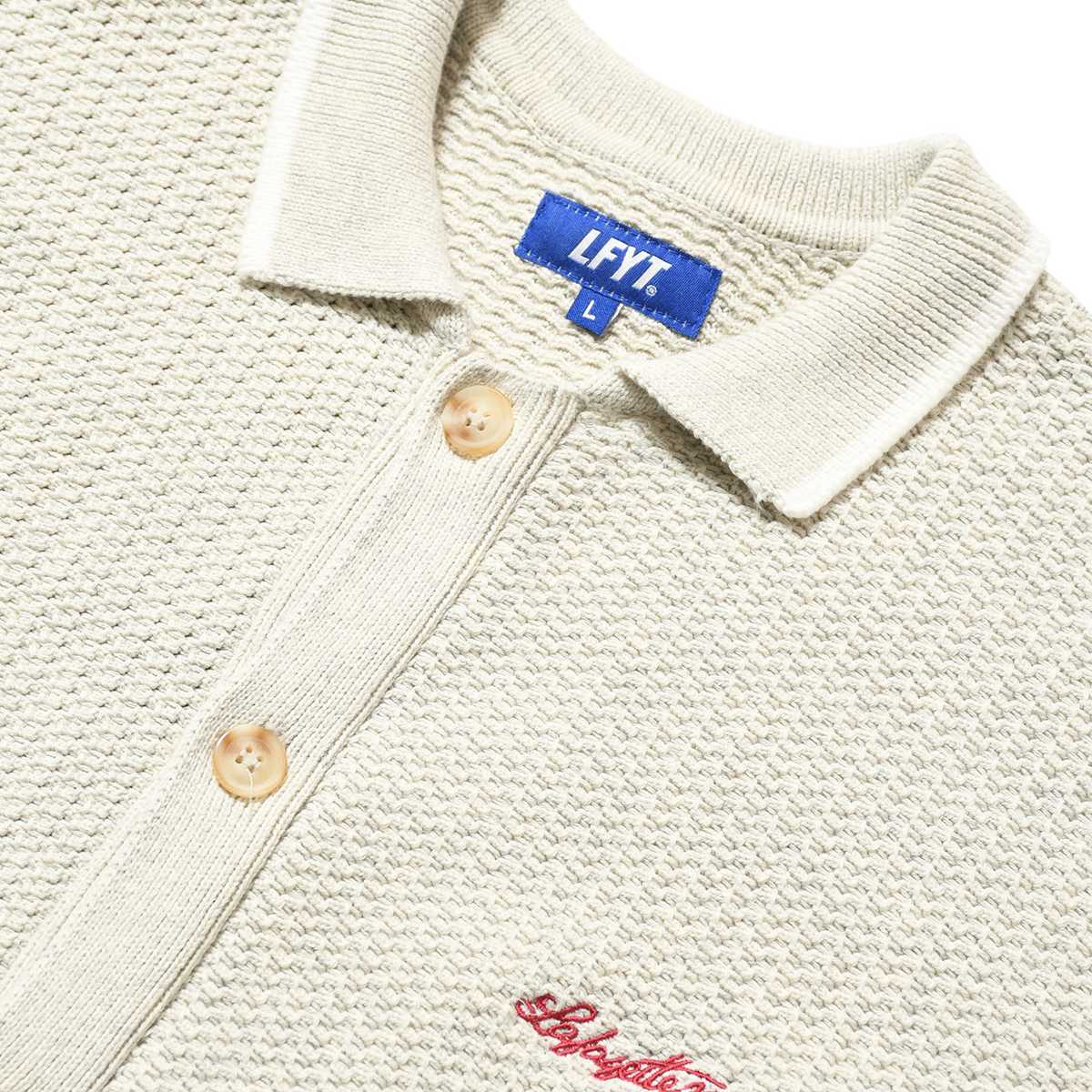 LFYT - RAVEN PATTERN SUMMER KNIT SHIRT 【LS260203】