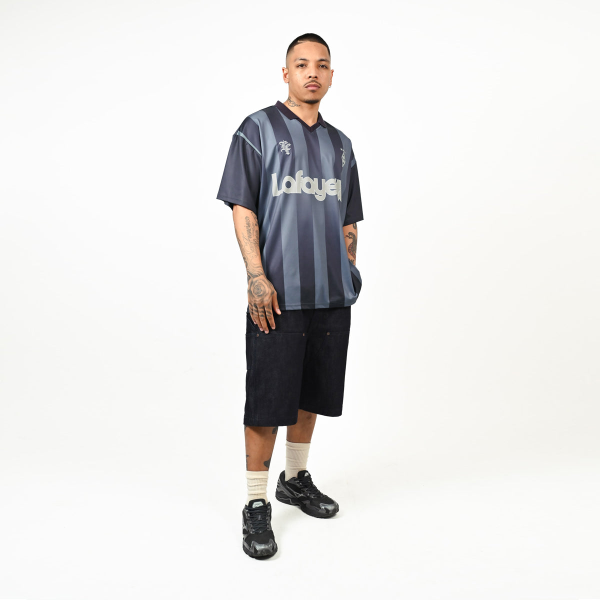 LFYT - STRIPE SOCCER JERSEY【LS260204】