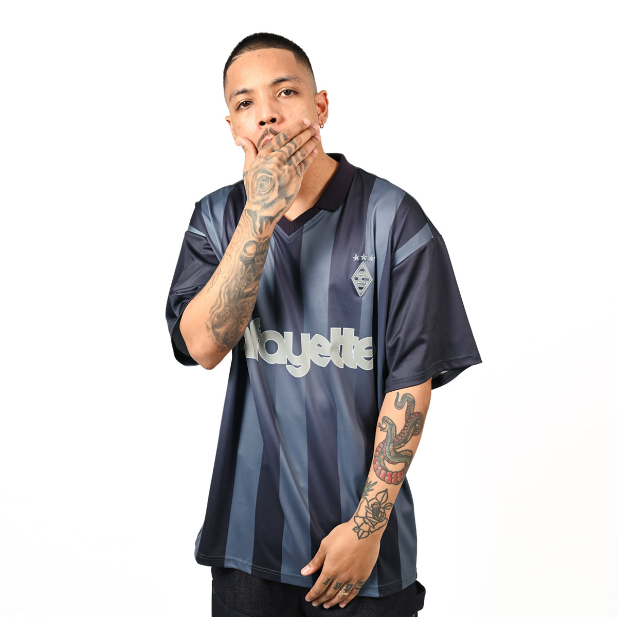 LFYT - STRIPE SOCCER JERSEY【LS260204】