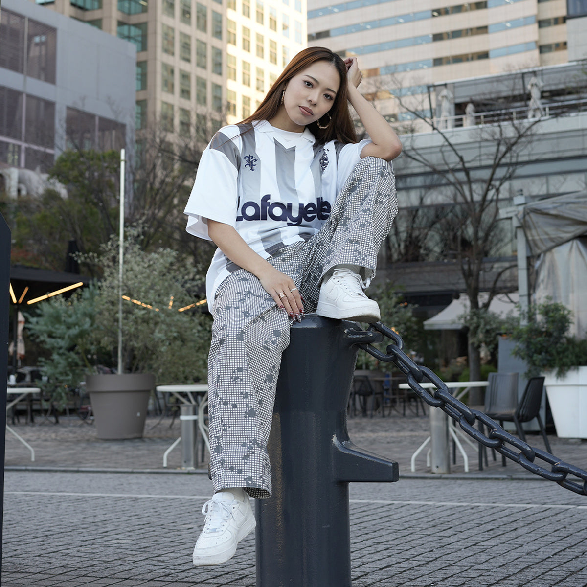 LFYT - STRIPE SOCCER JERSEY【LS260204】