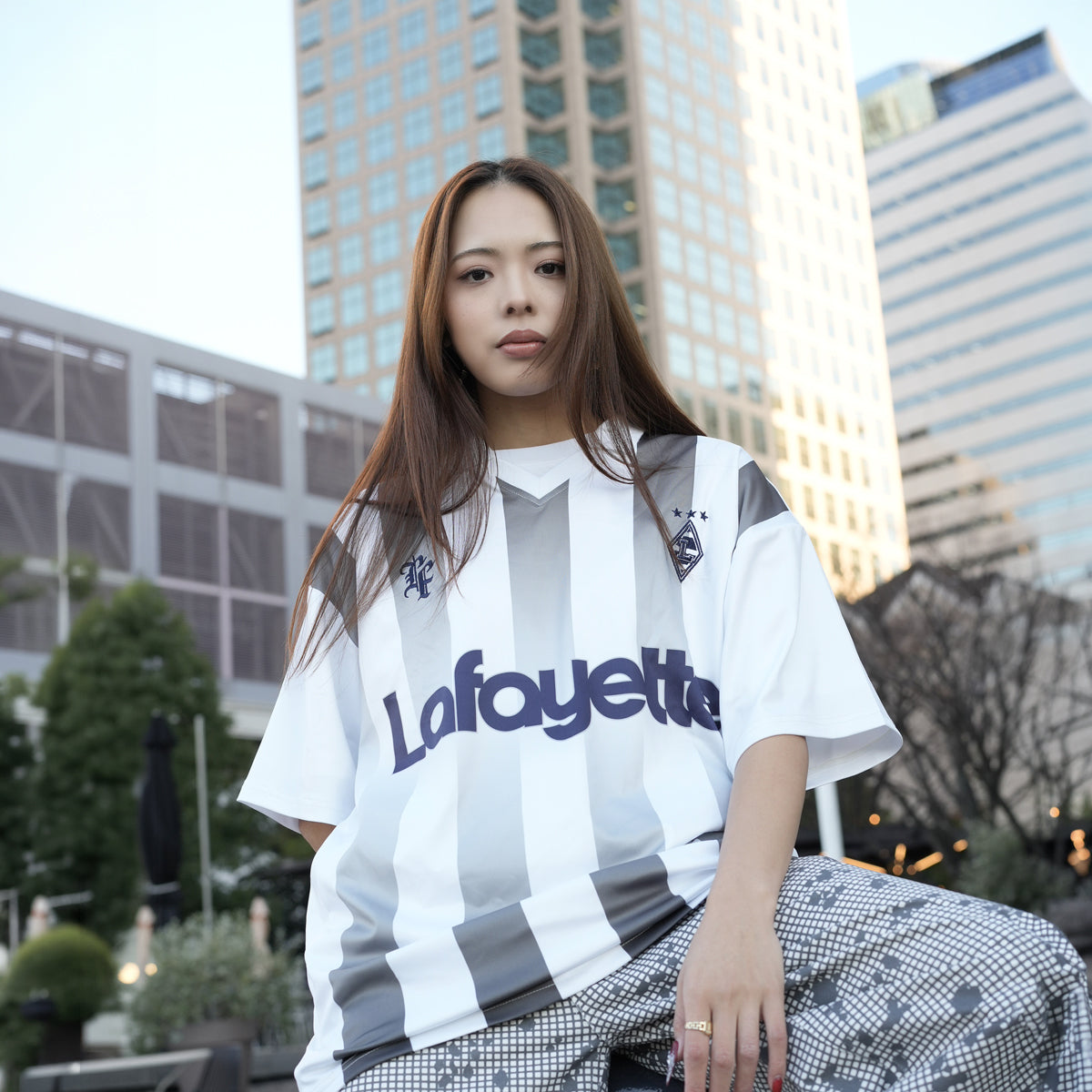 LFYT - STRIPE SOCCER JERSEY【LS260204】