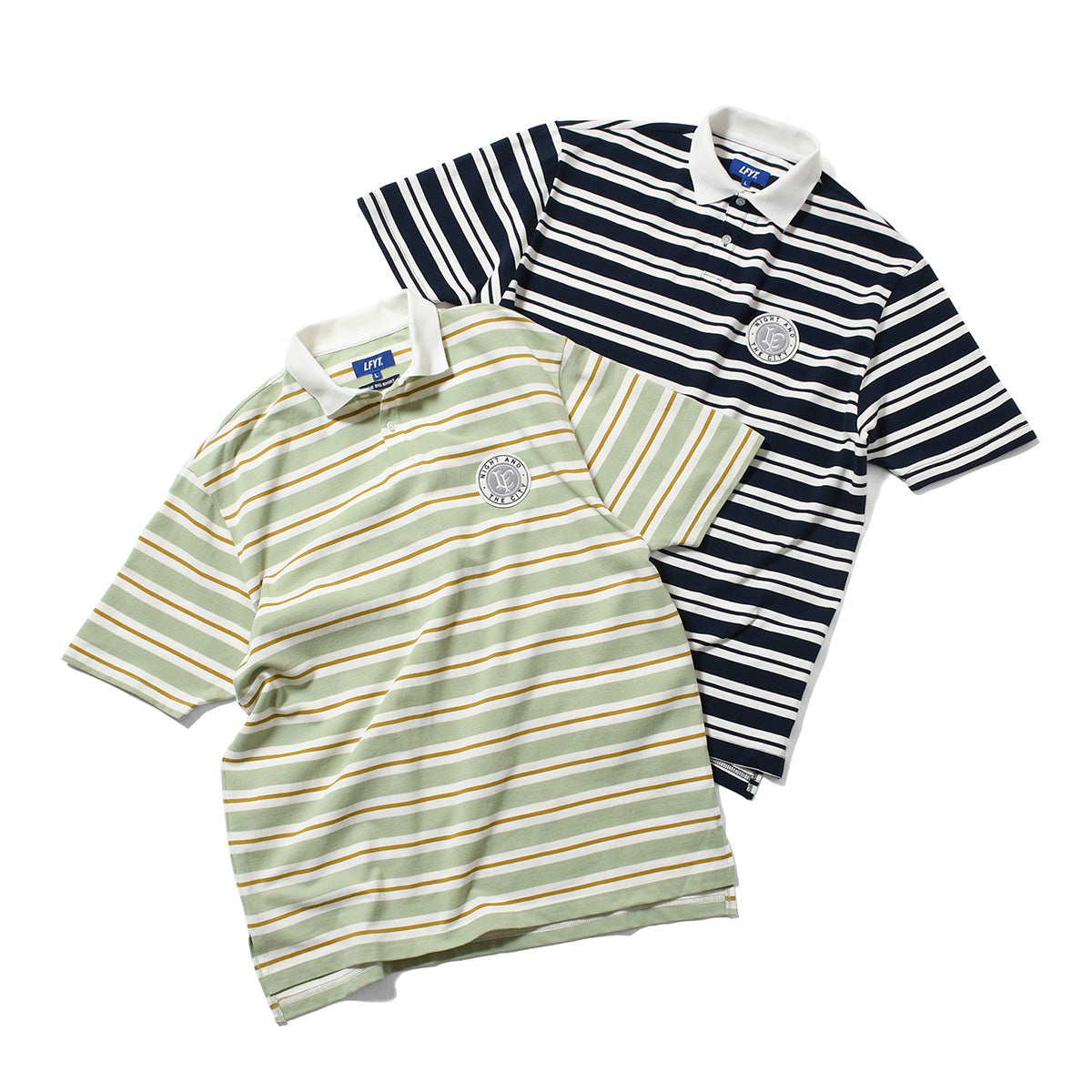 LFYT - ATHLEISURE STRIPED POLO SHIRT【LS260205】