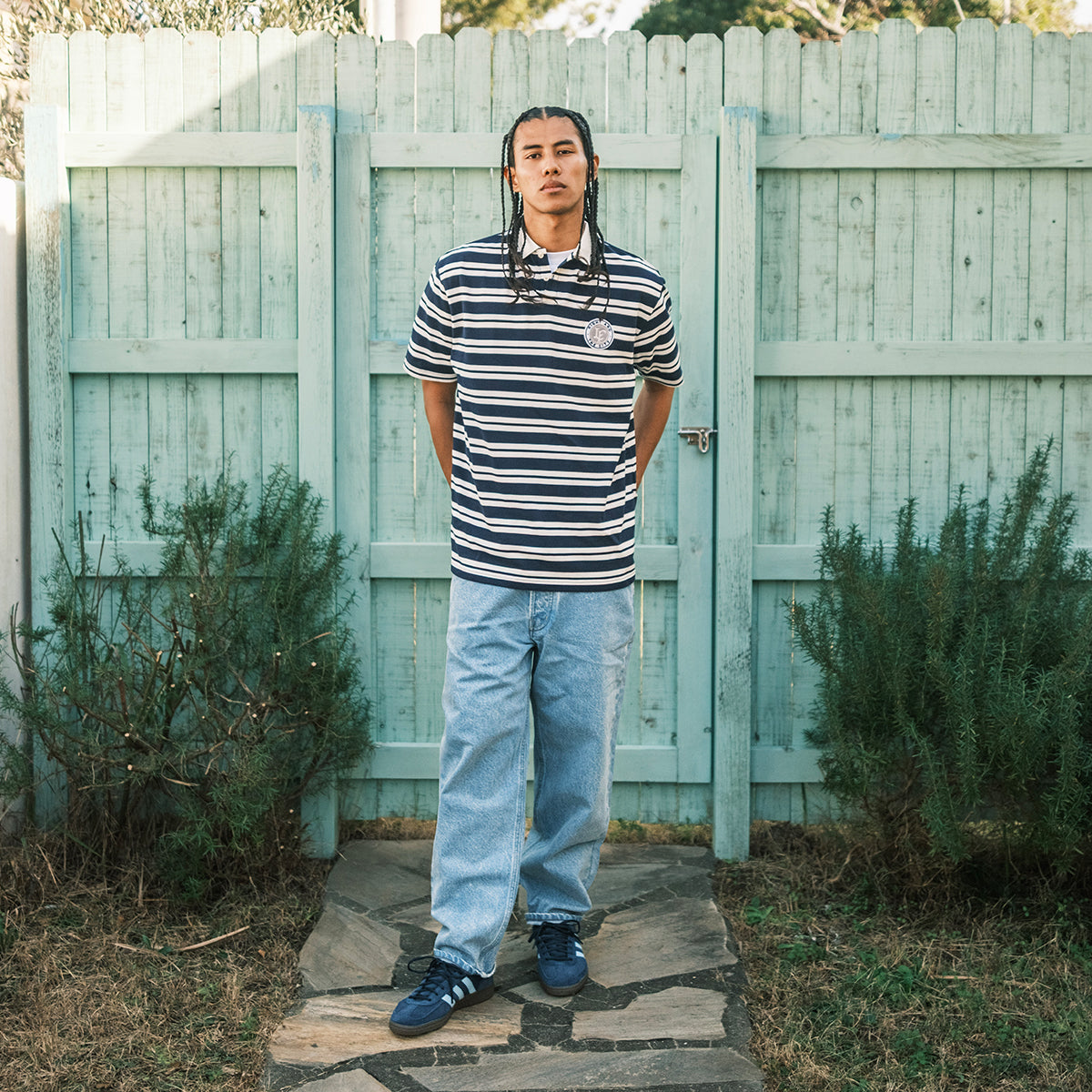 LFYT - ATHLEISURE STRIPED POLO SHIRT【LS260205】