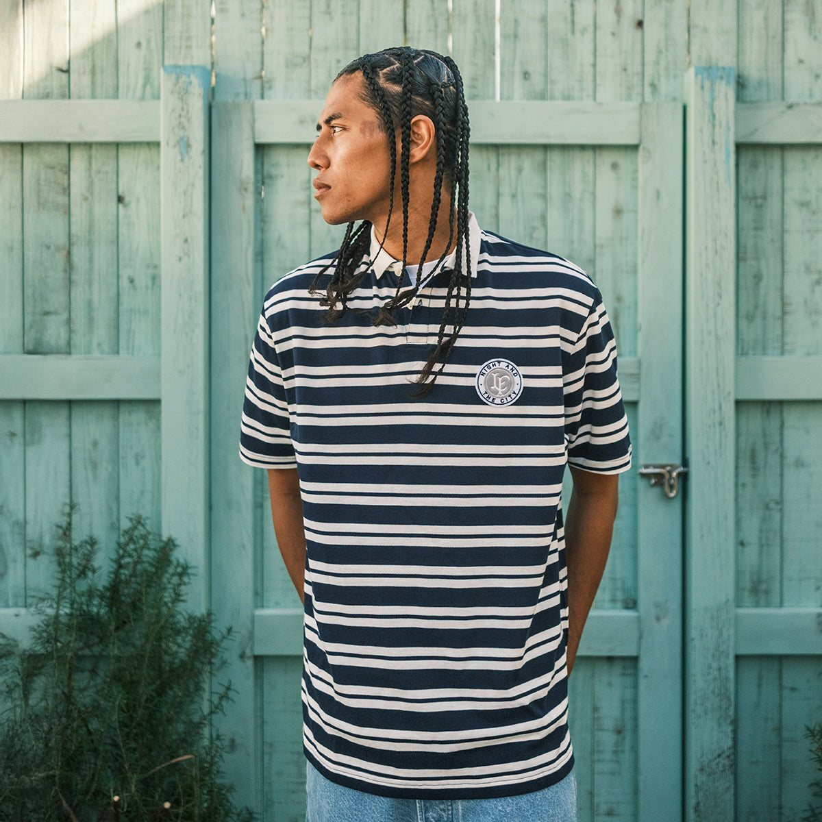 LFYT - ATHLEISURE STRIPED POLO SHIRT【LS260205】