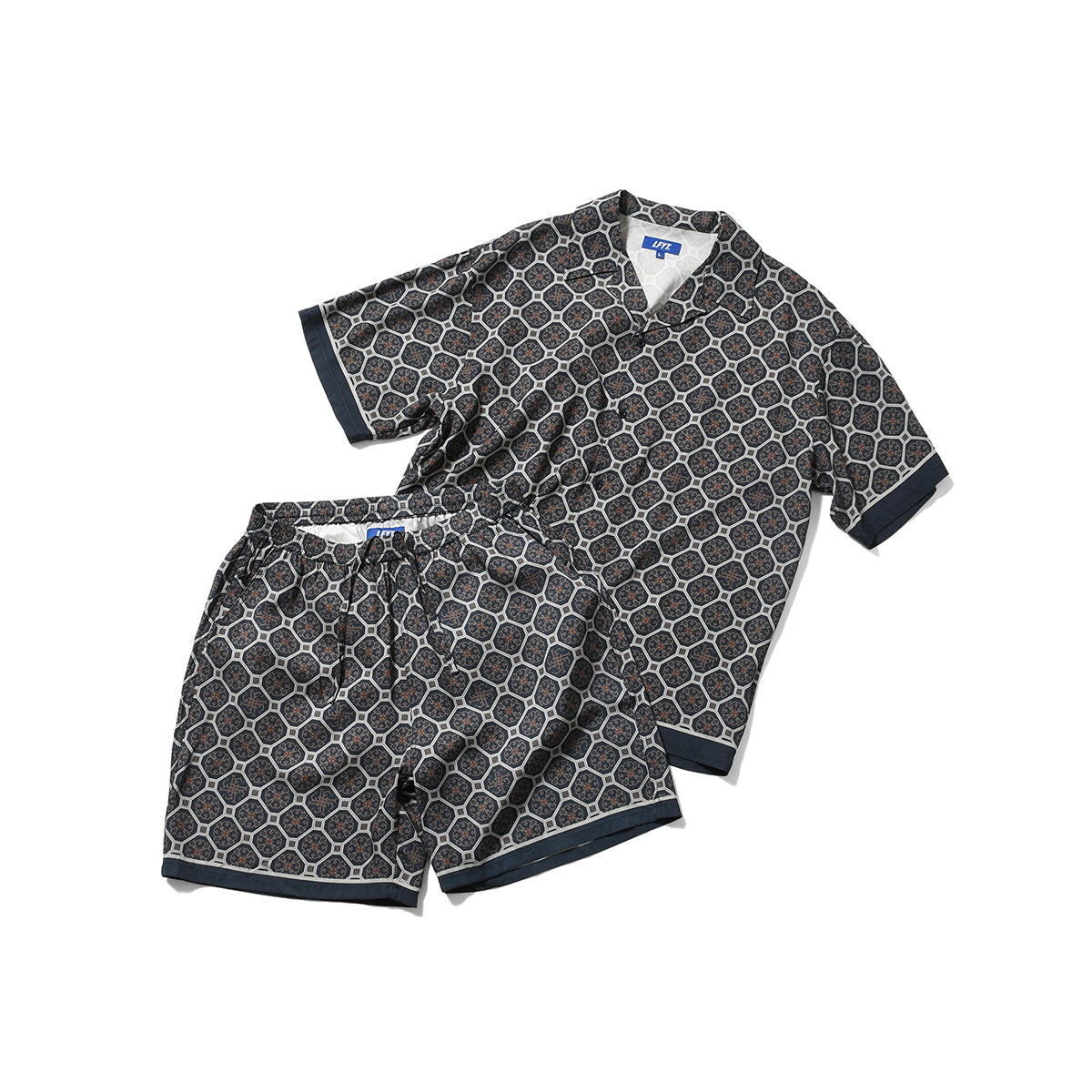 LFYT - ARABESQUE PATTERN OPEN COLLAR SHIRT【LS260206】