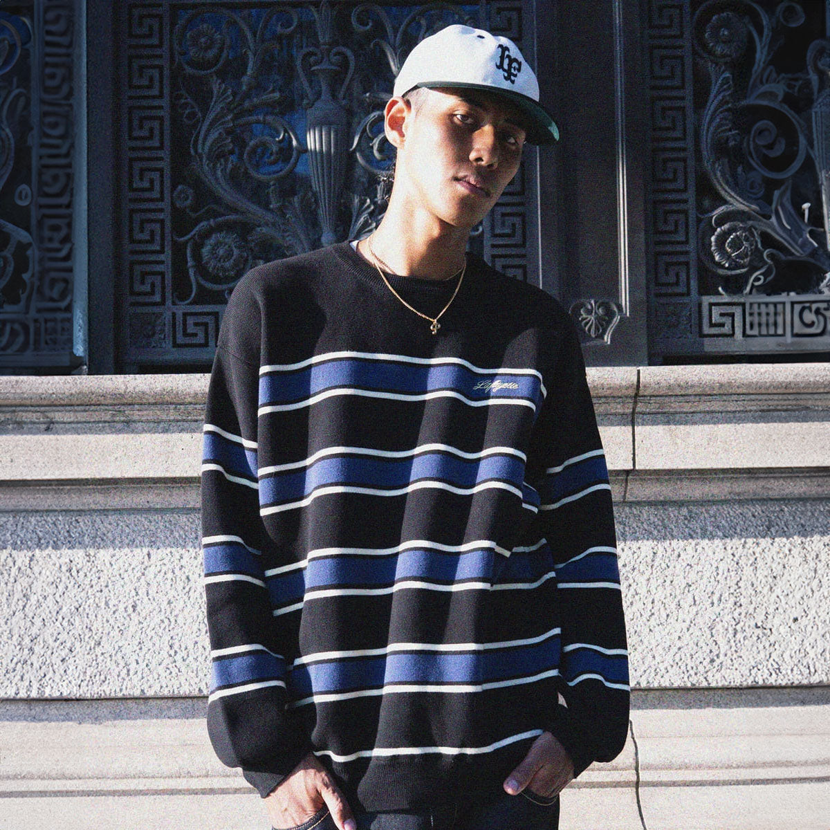 HERITAGE - COTTON KNIT SWEATER【LA250401】