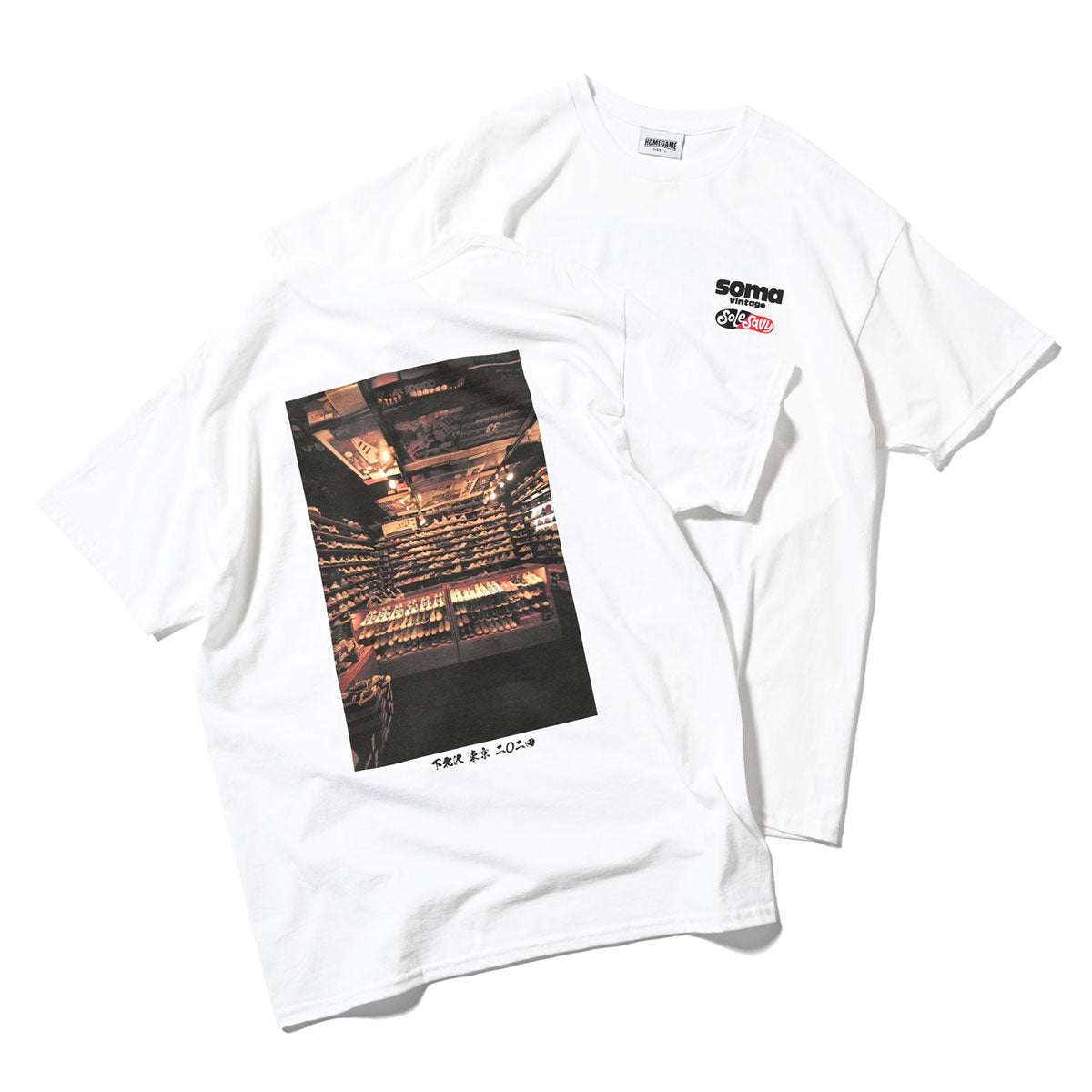 SOMA VINTAGE × SOLE SAVYE × HOMEGAME PHOTO TEE【HG240111】