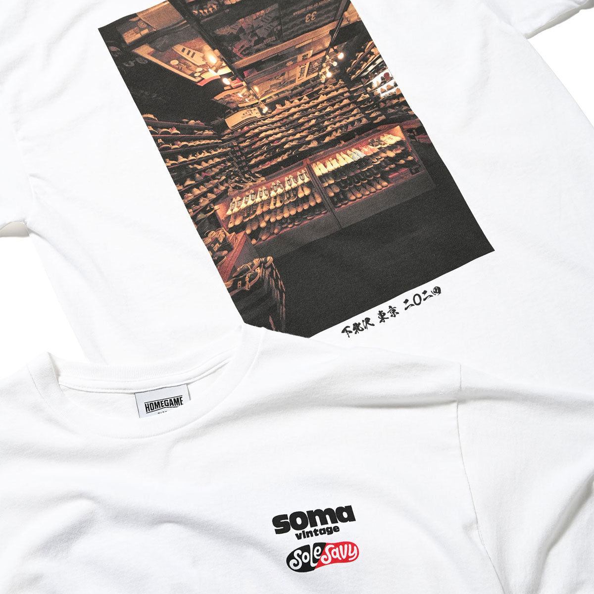 SOMA VINTAGE × SOLE SAVYE × HOMEGAME PHOTO TEE【HG240111】