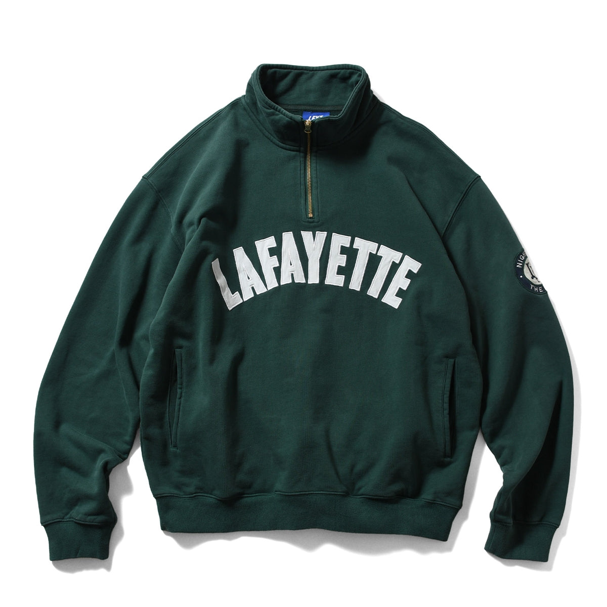 LA250702 ARCH LOGO HALFZIP SWEATSHIRT