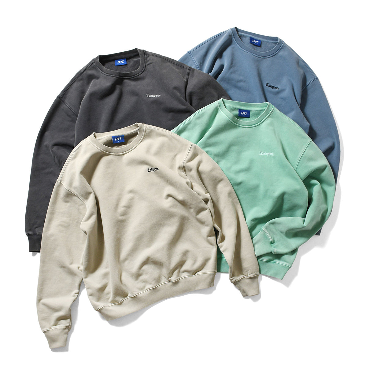 LA250703 OLD ENGLISH PIGMENT CREWSWEAT