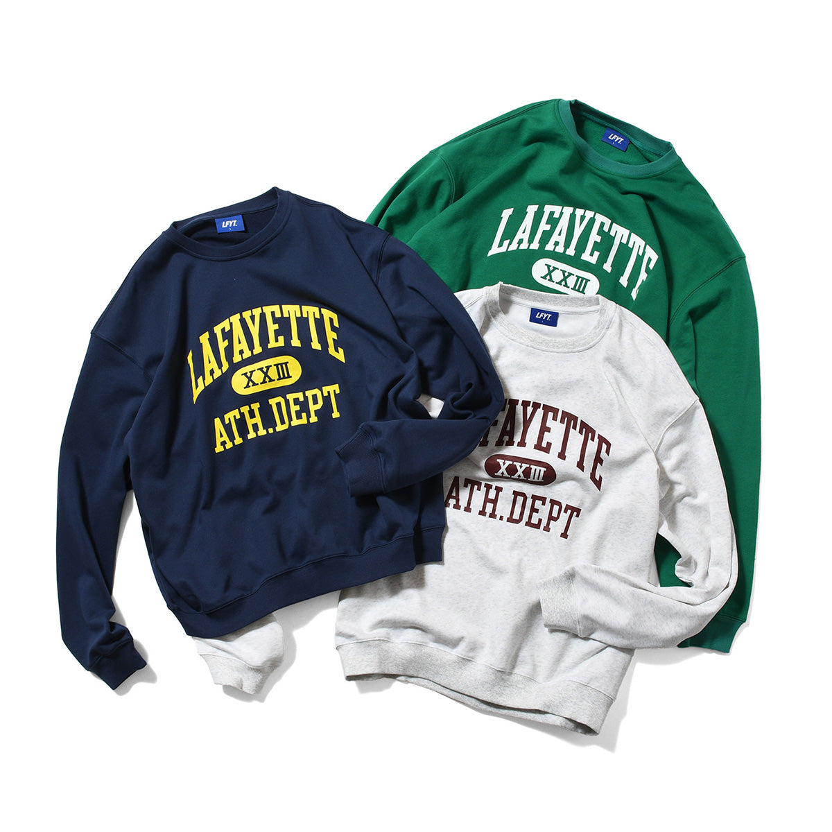 LFYT - ATHLETICS CREW SWEAT【LS260701】