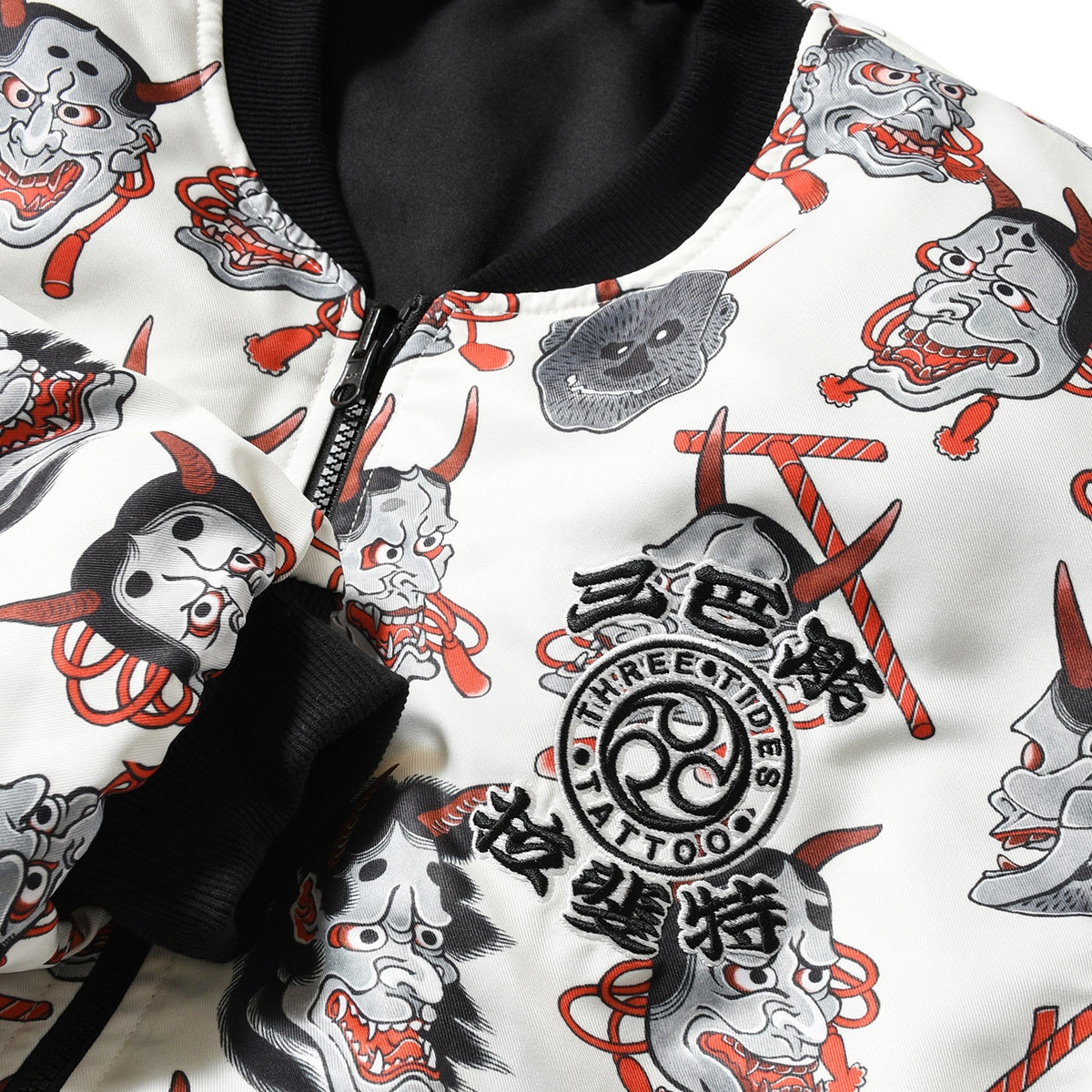LFYT×THREE TIDES TATTOO - ICHIBAY HANNYA MA-1 JACKET 【LE251003