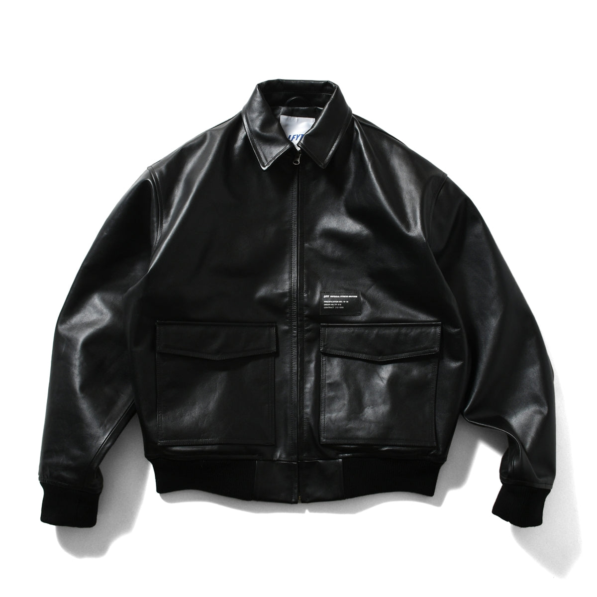 LEATHER EMBOSS JACKET【LA251006】
